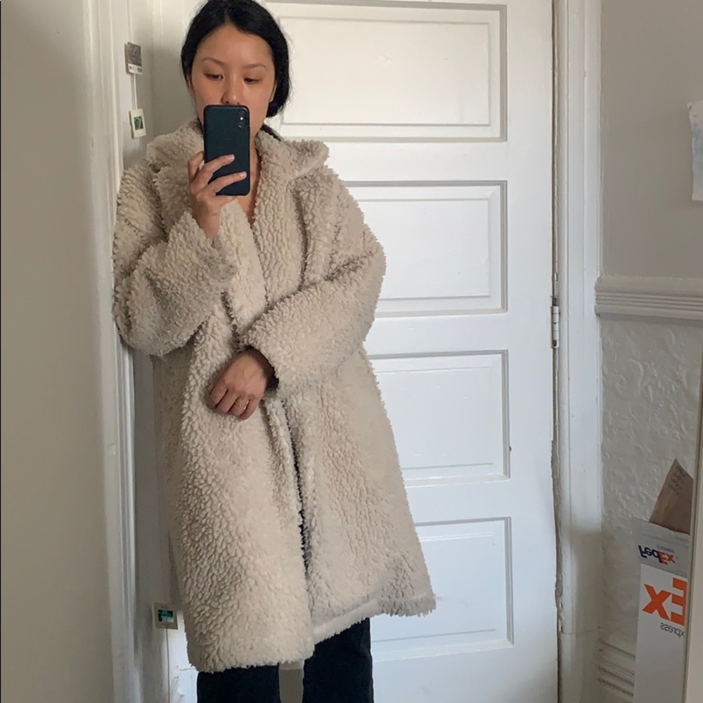 Faux shearling jacket